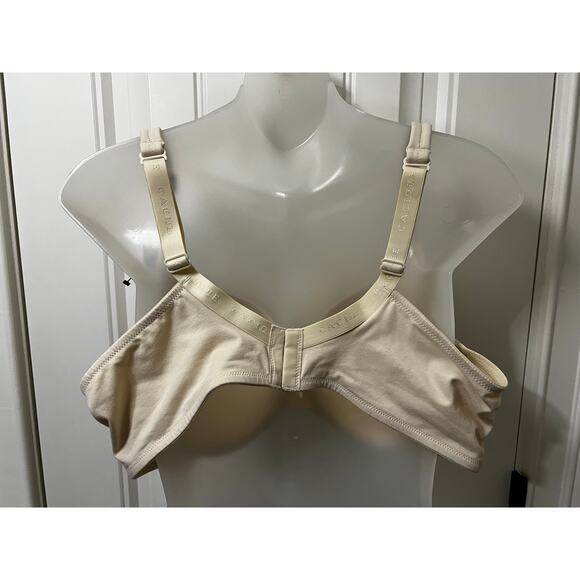 Lane Bryant Cacique 42D Lightly Lined T-Shirt Beige Bra Underwire Molded Cups - Picture 9 of 13